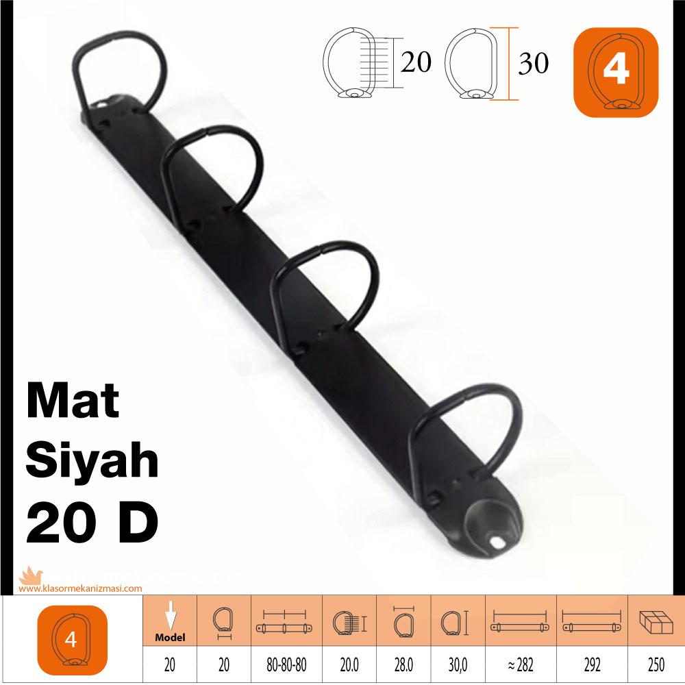 M-20 D 292 mm 4 Halka Klasör Mekanizması