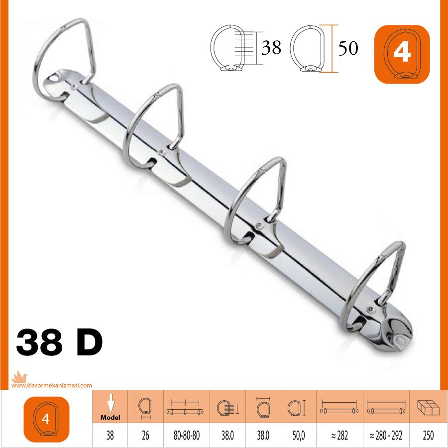 M-38 D 292 mm 4 Halka Klasör Mekanizmasi