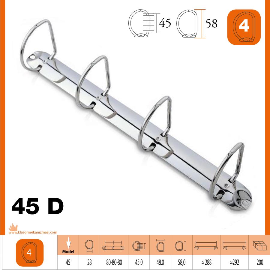 M-45 D 292 mm 4 Halka Klasör Mekanizmasi