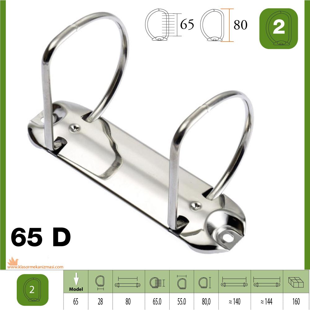 M-65 D 133 mm 2 Halka Klasör Mekanizmasi