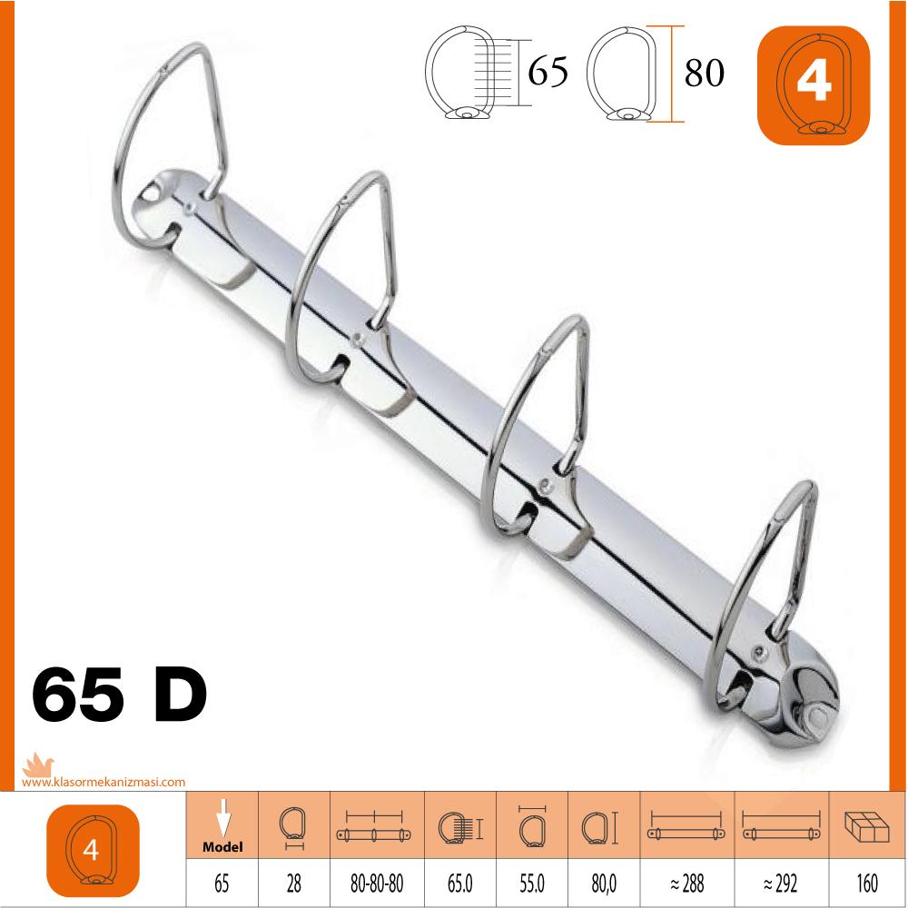 M-65 D 292 mm 4 Halka Klasör Mekanizmasi