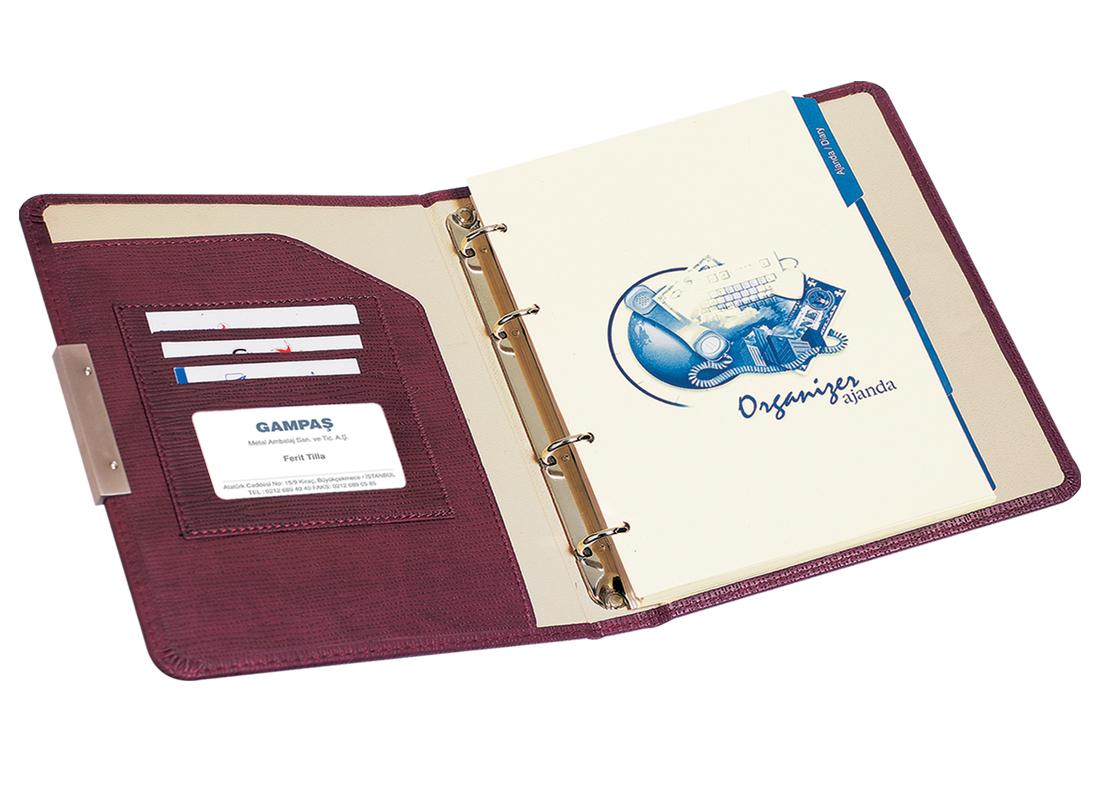 Mekanizmalı Suni Deri 2026 Defter 19.5 x 24.5